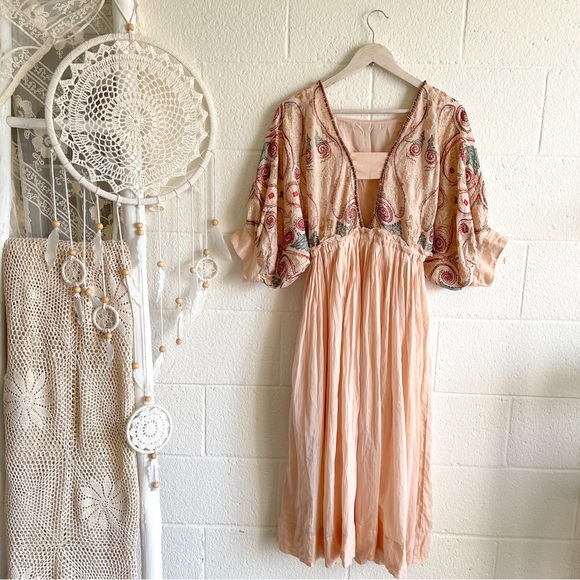 NWOT Free People Mesa Midi Dress - Picture 5 of 16